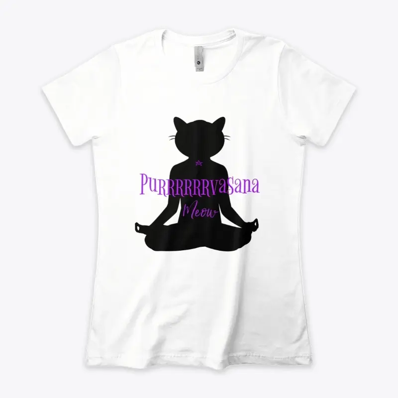 Purrrrrvasana Yoga Cat